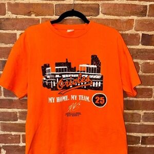 Orange Baltimore Orioles cotton t-shir